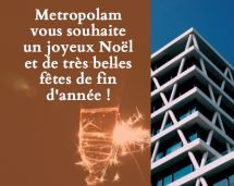 Metropolam vous souhaite de très belles fêtes de fin d'année...